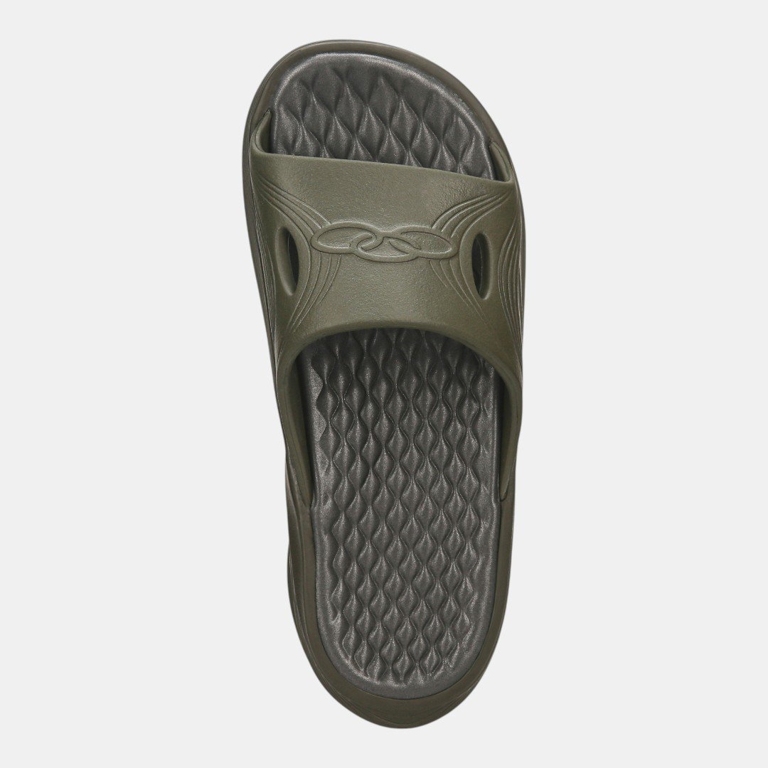 Chinelo Olympikus Pós Corre Verde Militar Verde 4