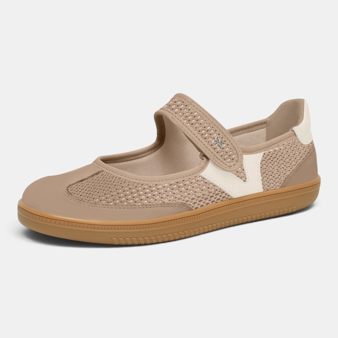 Tênis Via Marte Mary Jane Urban Trend Bege Bege 3