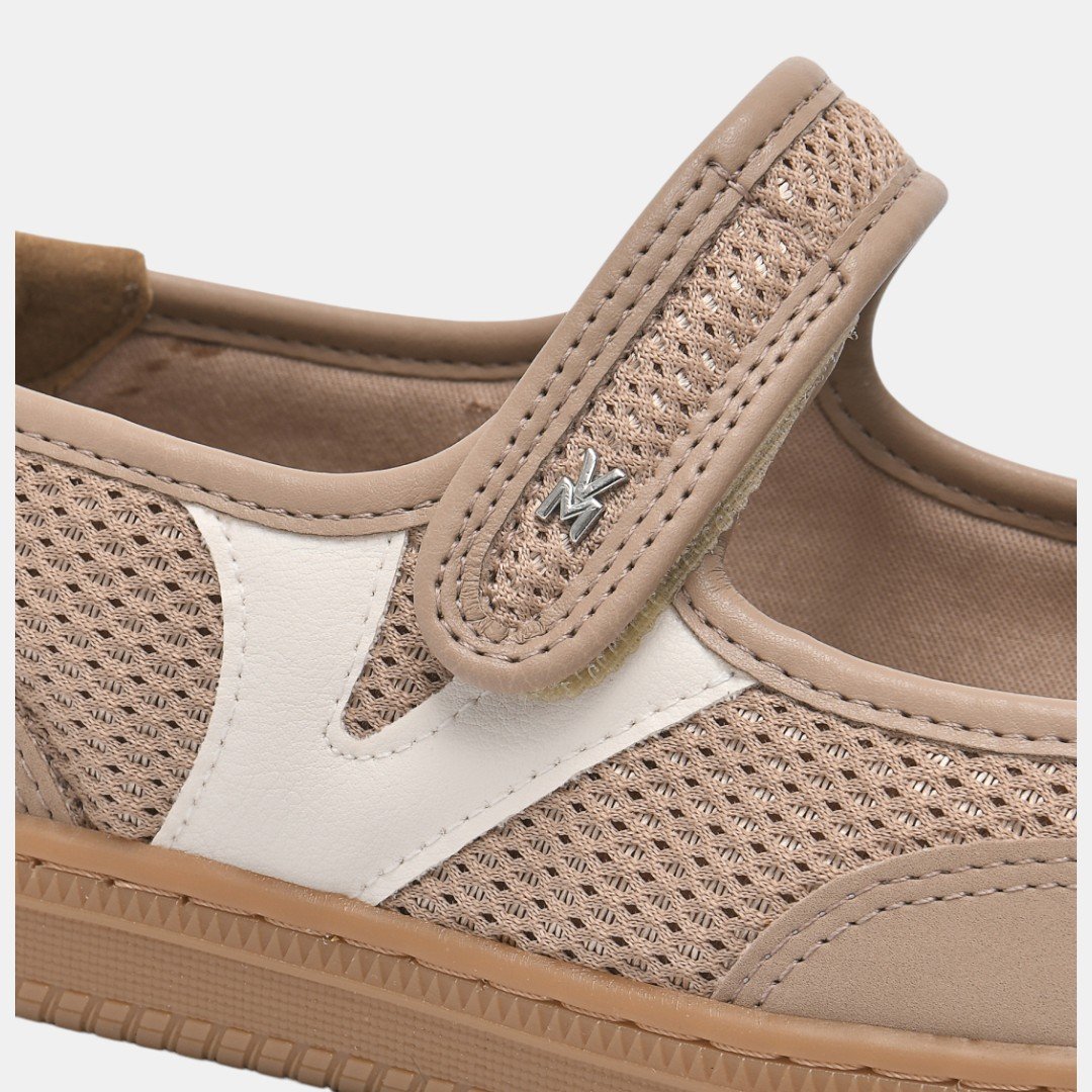 Tênis Via Marte Mary Jane Urban Trend Bege Bege 5
