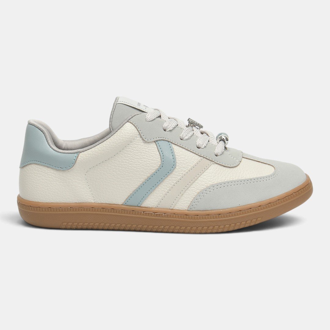 Tênis Via Marte Casual Urban Glow Off com Azul