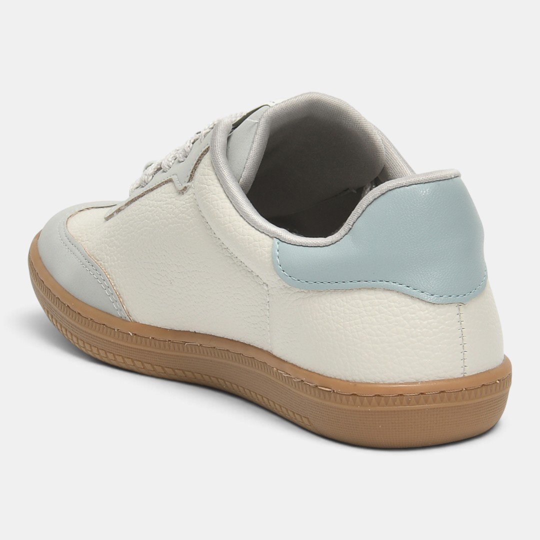 Tênis Via Marte Casual Urban Glow Off com Azul Branco/Azul 4