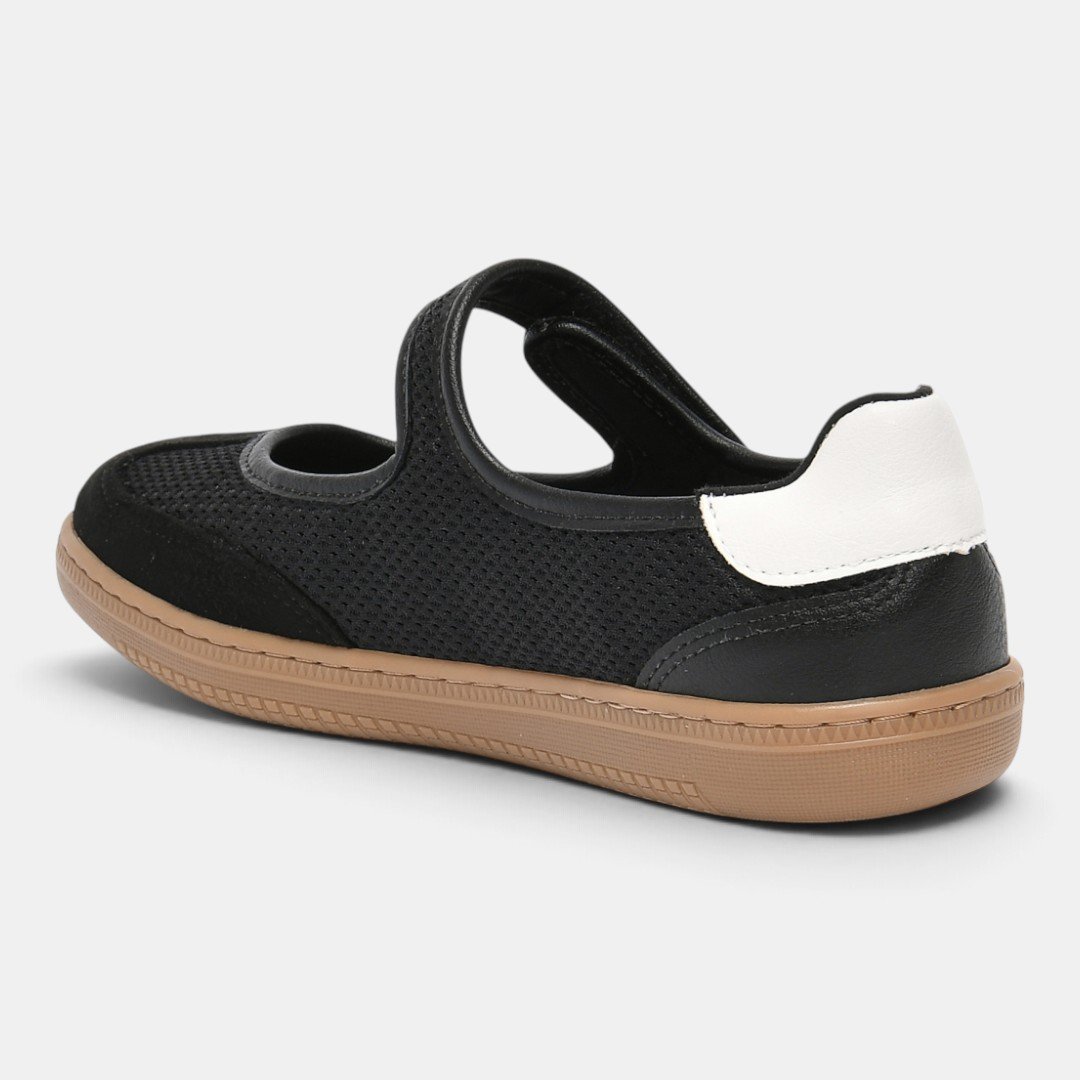 Tênis Via Marte Mary Jane Urban Trend Preto Preto 4