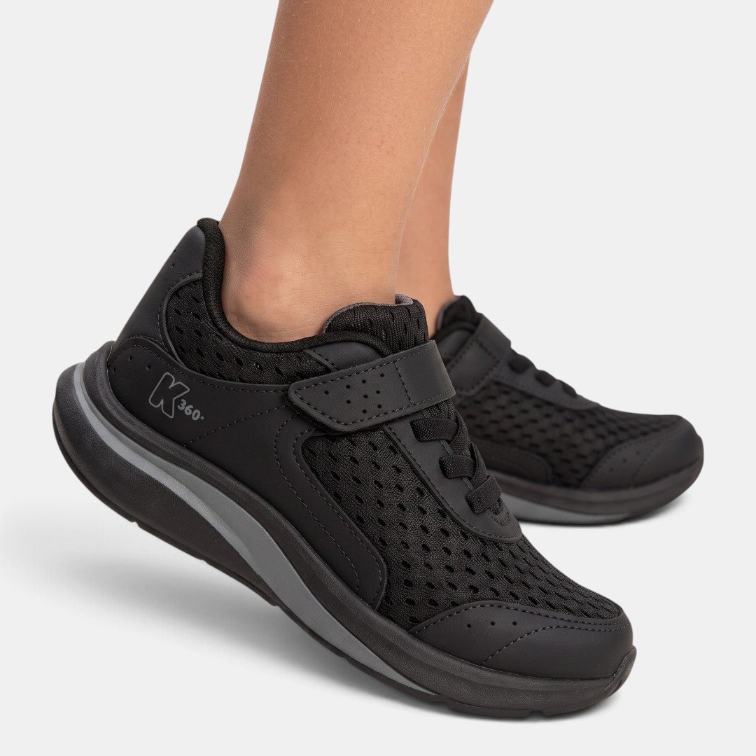 Tênis Infantil Kidy K360 Energy 2 Preto Preto 3