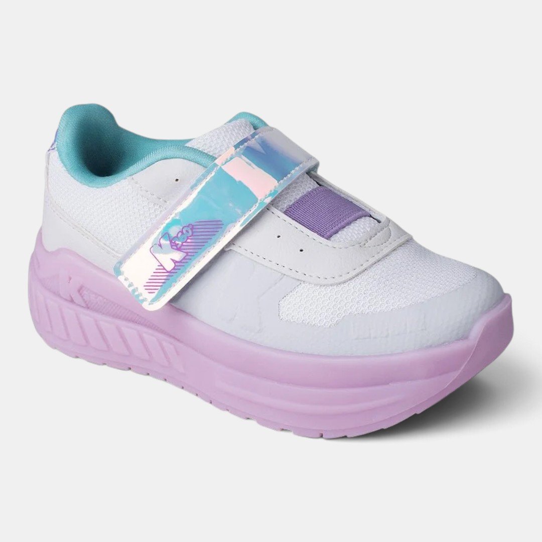 Tênis Infantil Kidy Roller Light Com Luz E Rodinha Branco Branco 5