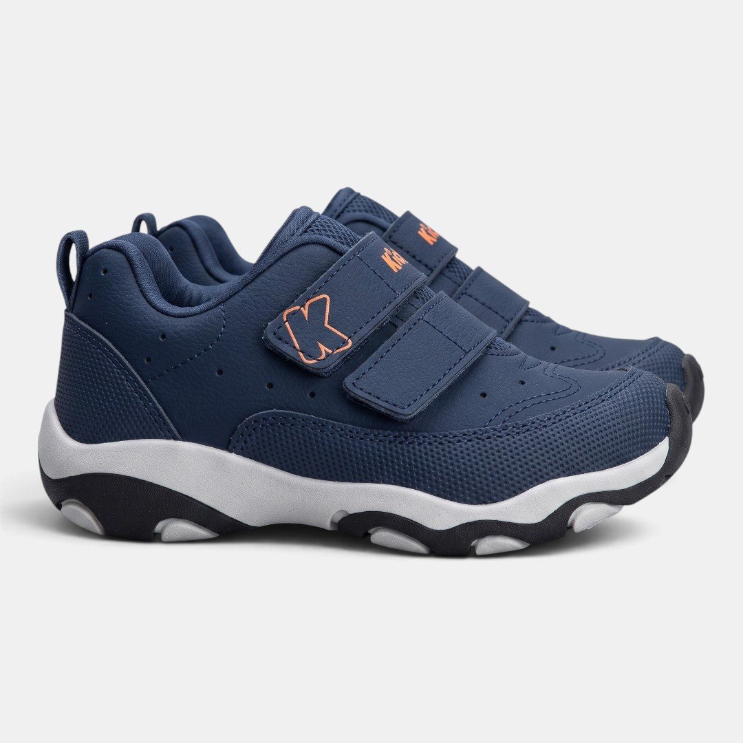 Tênis Infantil Kidy Play Respitec Com Carrinho Azul Marinho Azul 3
