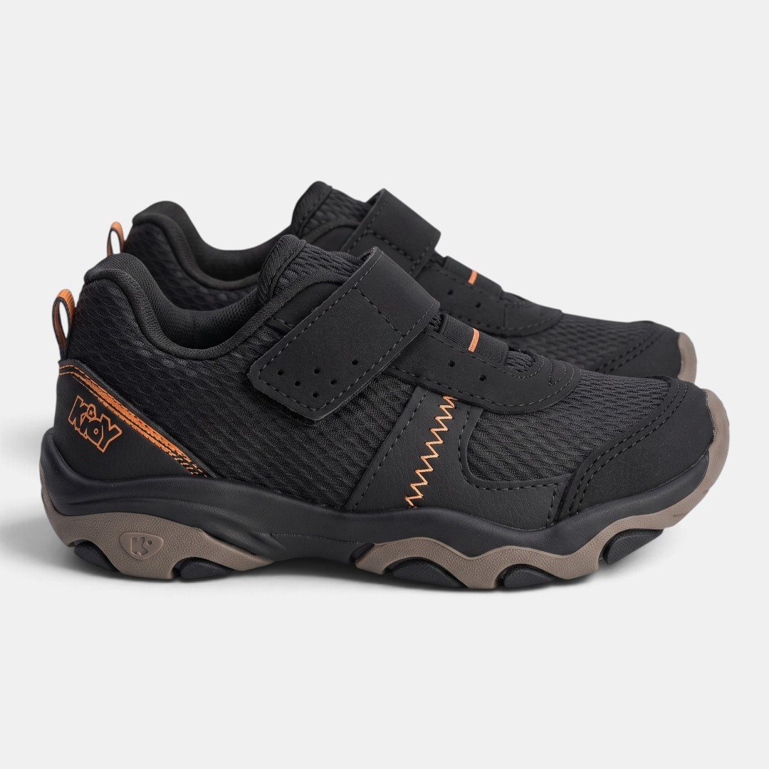 Tênis Infantil Kidy Play Respitec Preto Com Carrinho Preto 2