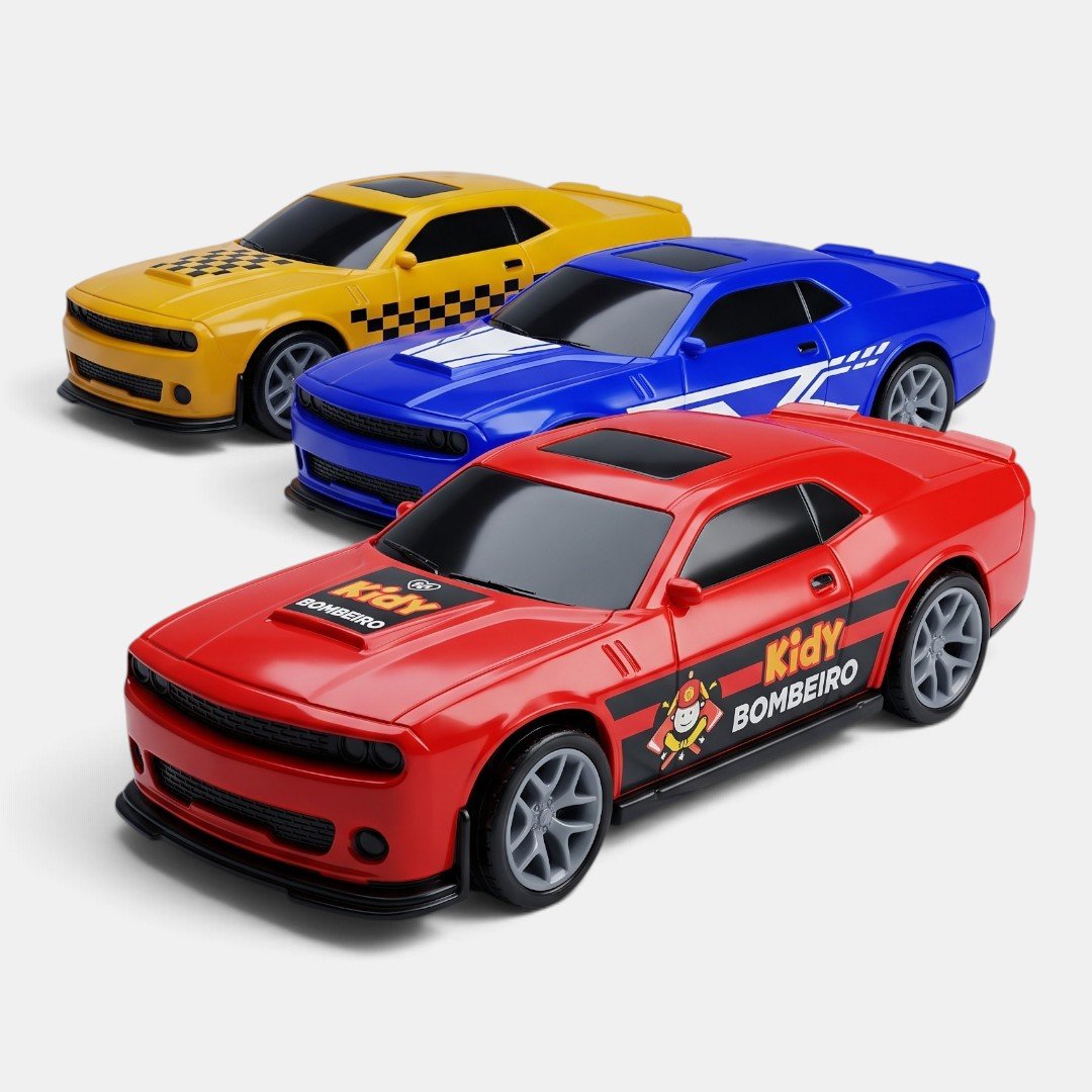 Tênis Infantil Kidy Play Respitec Preto Com Carrinho Preto 3