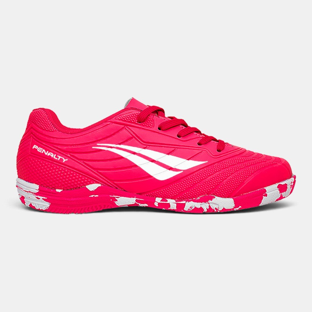 Chuteira Futsal Penalty Matis XXI Infantil Pink