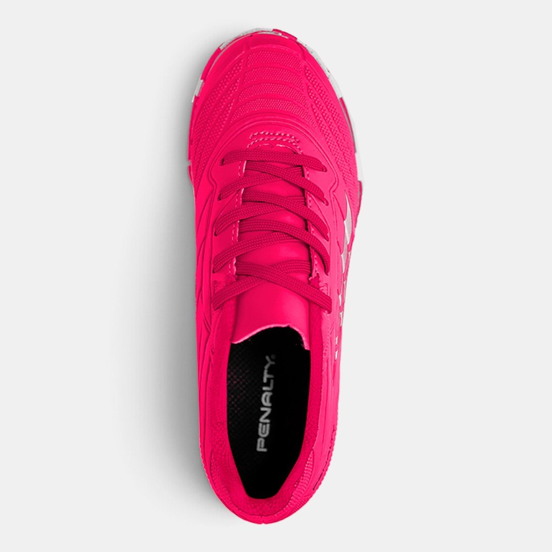 Chuteira Futsal Penalty Matis XXI Infantil Pink Rosa 2