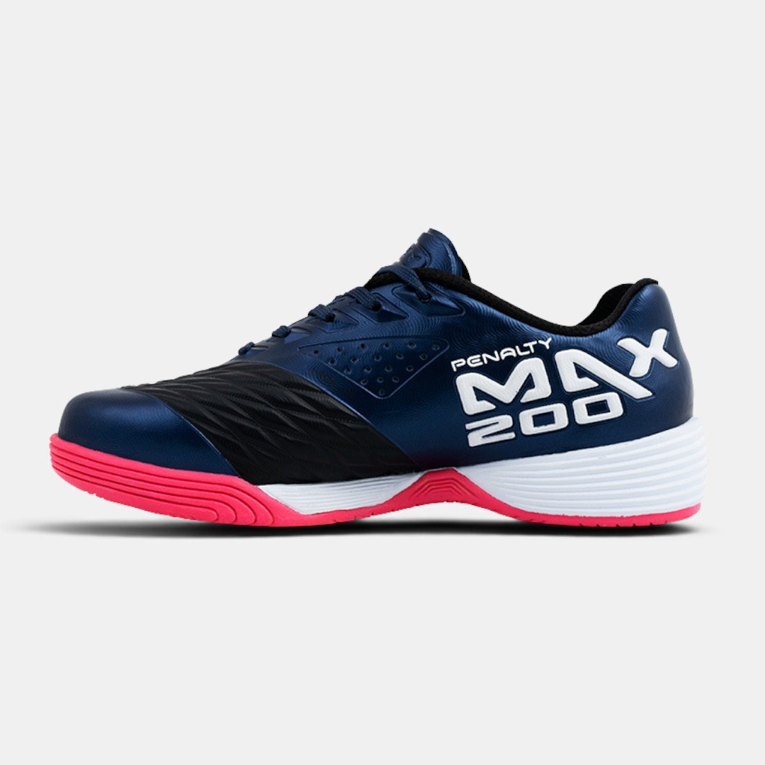 Chuteira Futsal Penalty Max 200 Kids Y-1 Marinho Azul 2