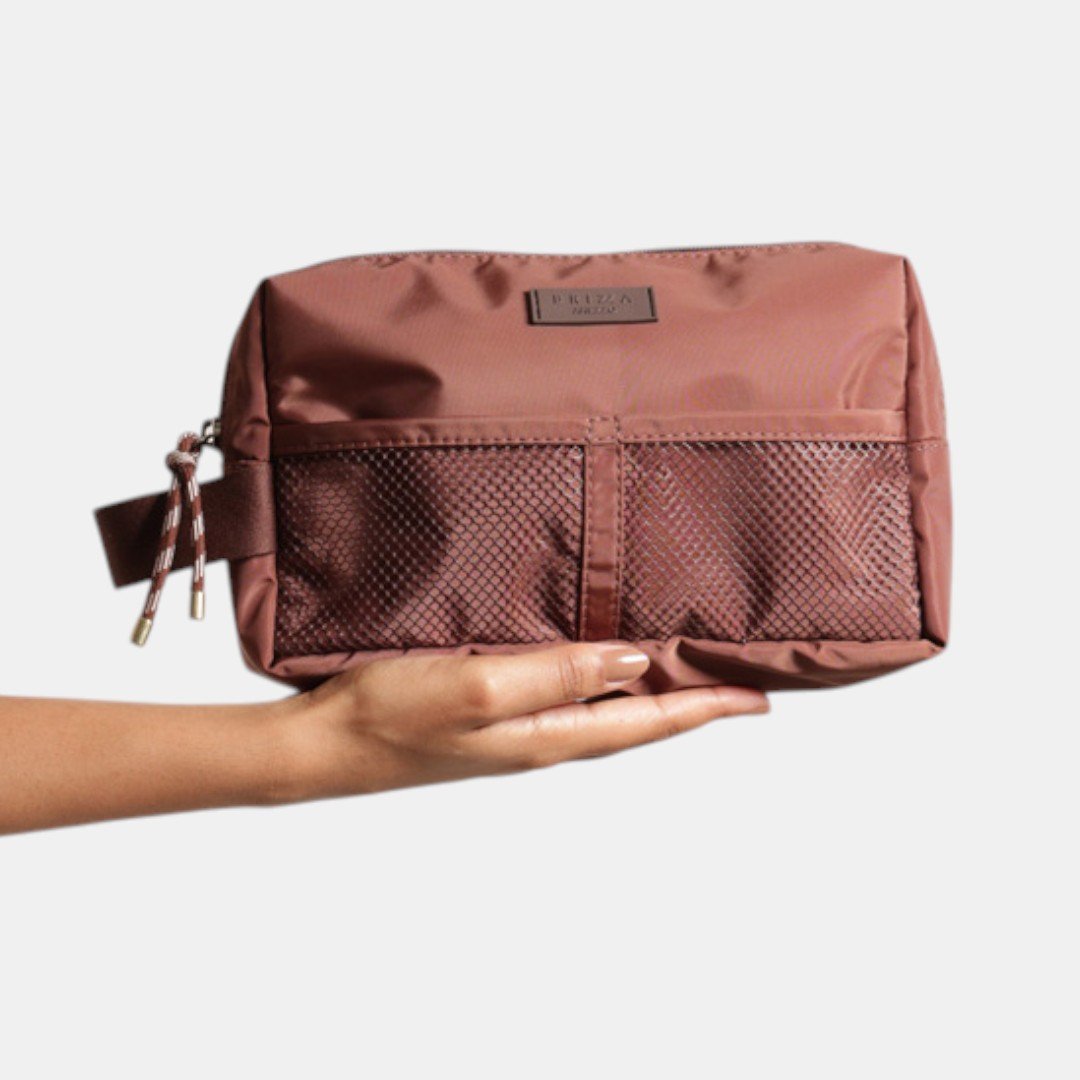 Nécessaire Arezzo Brizza Urban Mesh Marrom Marrom 5