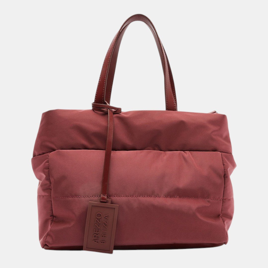 Bolsa Arezzo Brizza Tiracolo Nylon Gigi Pequena Bordô