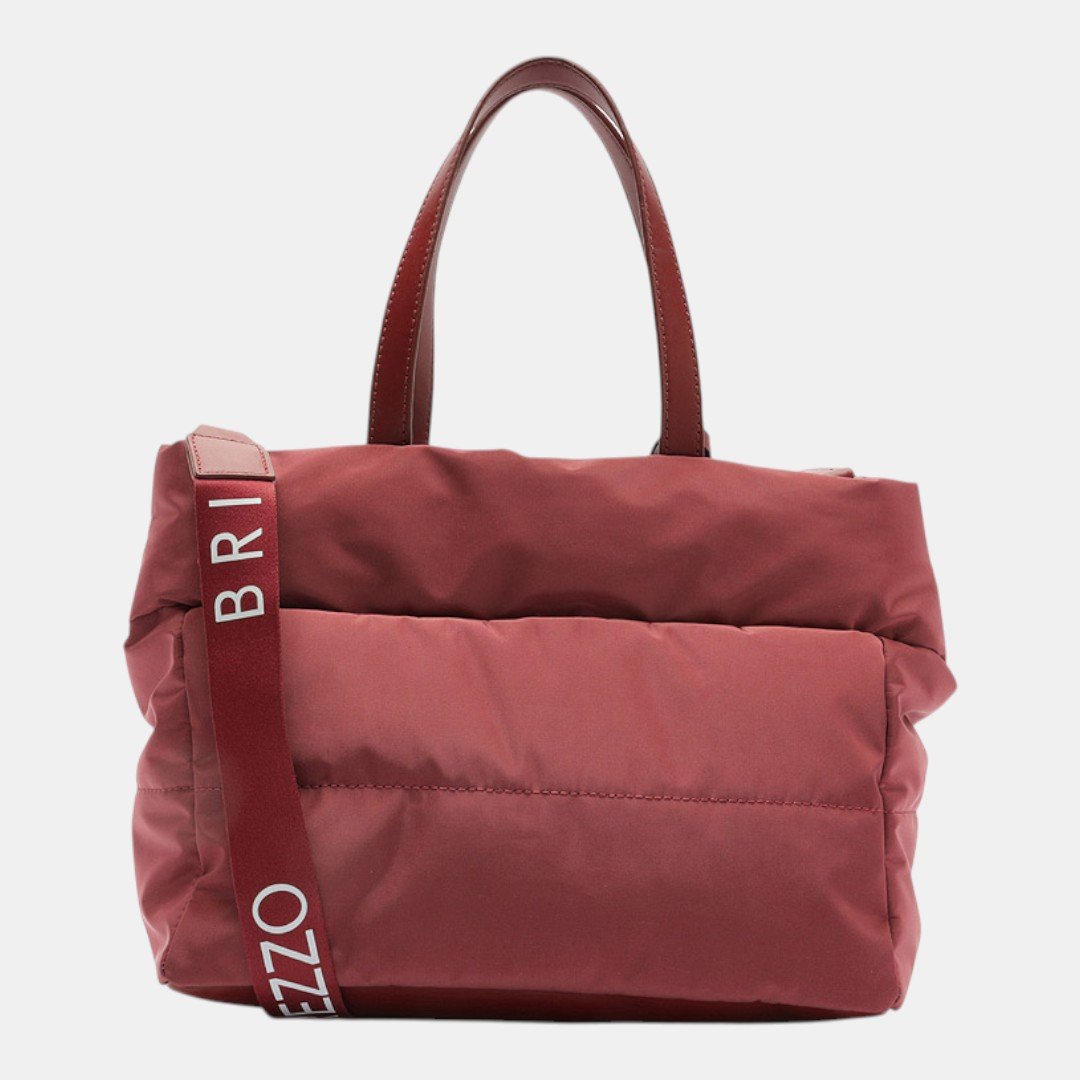 Bolsa Arezzo Brizza Tiracolo Nylon Gigi Pequena Bordô Vermelho 4
