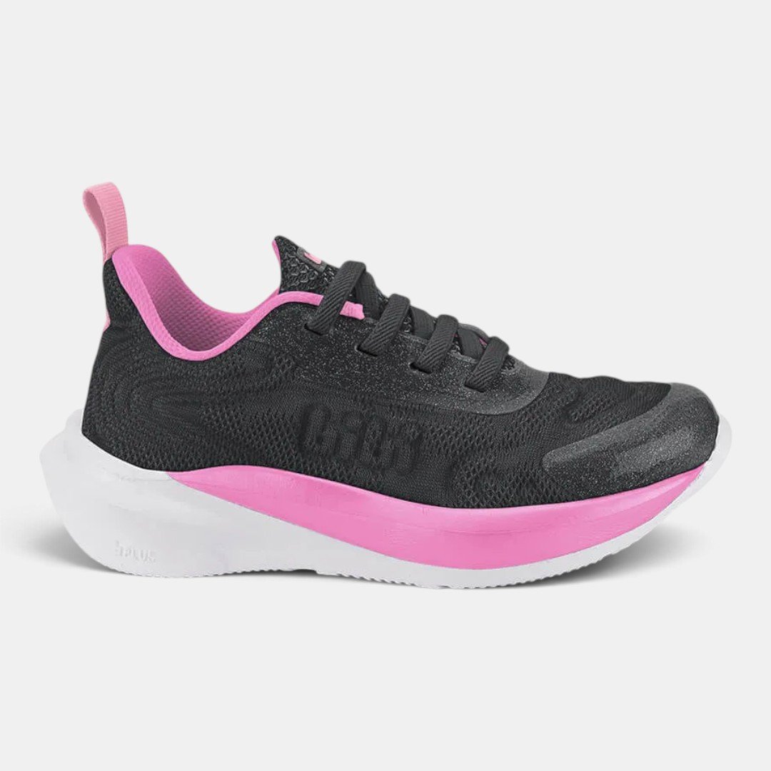 Tênis Infantil Bibi Volt 2.0 Cinza com Rosa