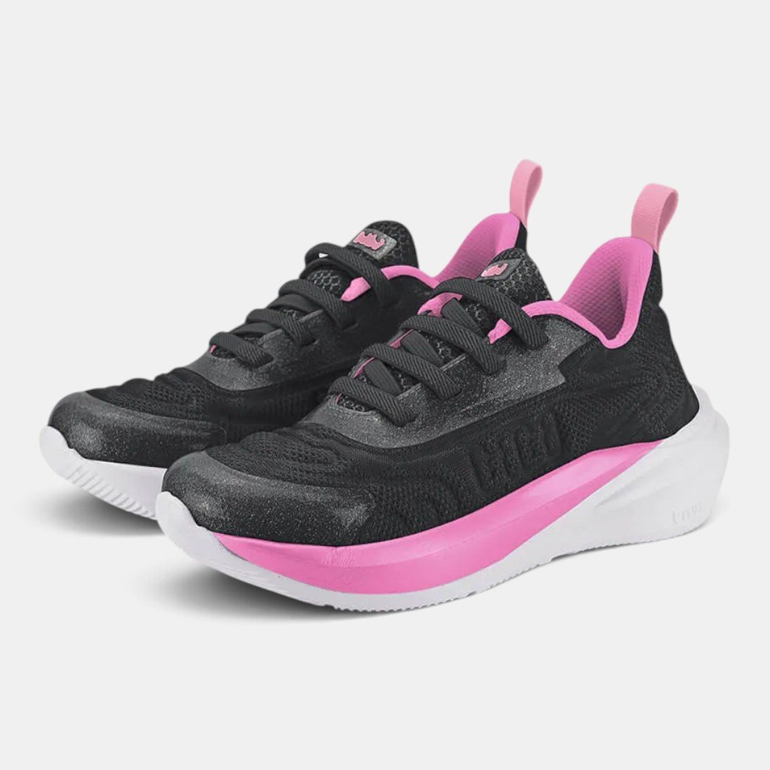 Tênis Infantil Bibi Volt 2.0 Cinza com Rosa Cinza 2