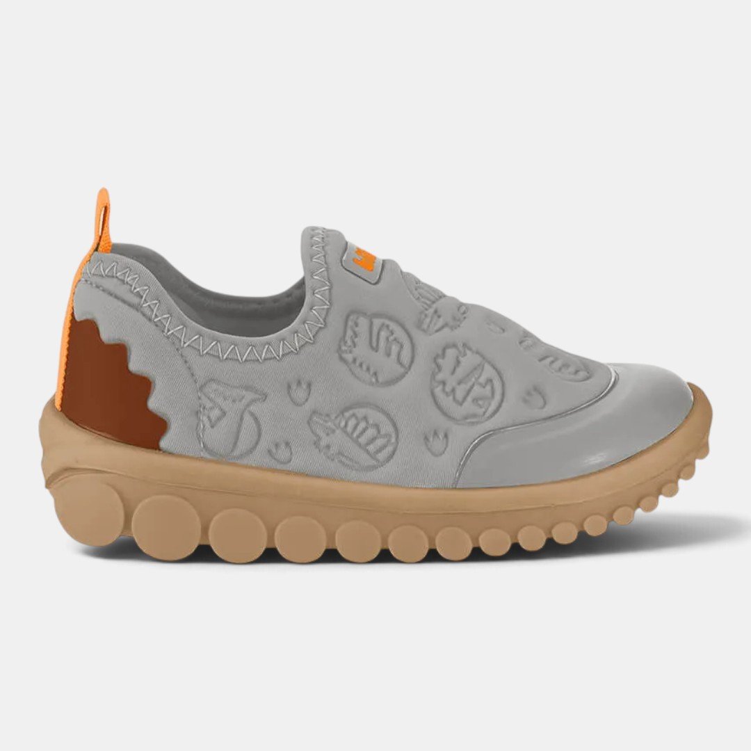 Tênis Infantil Bibi Roller 2.0 Cinza de Dinossauro
