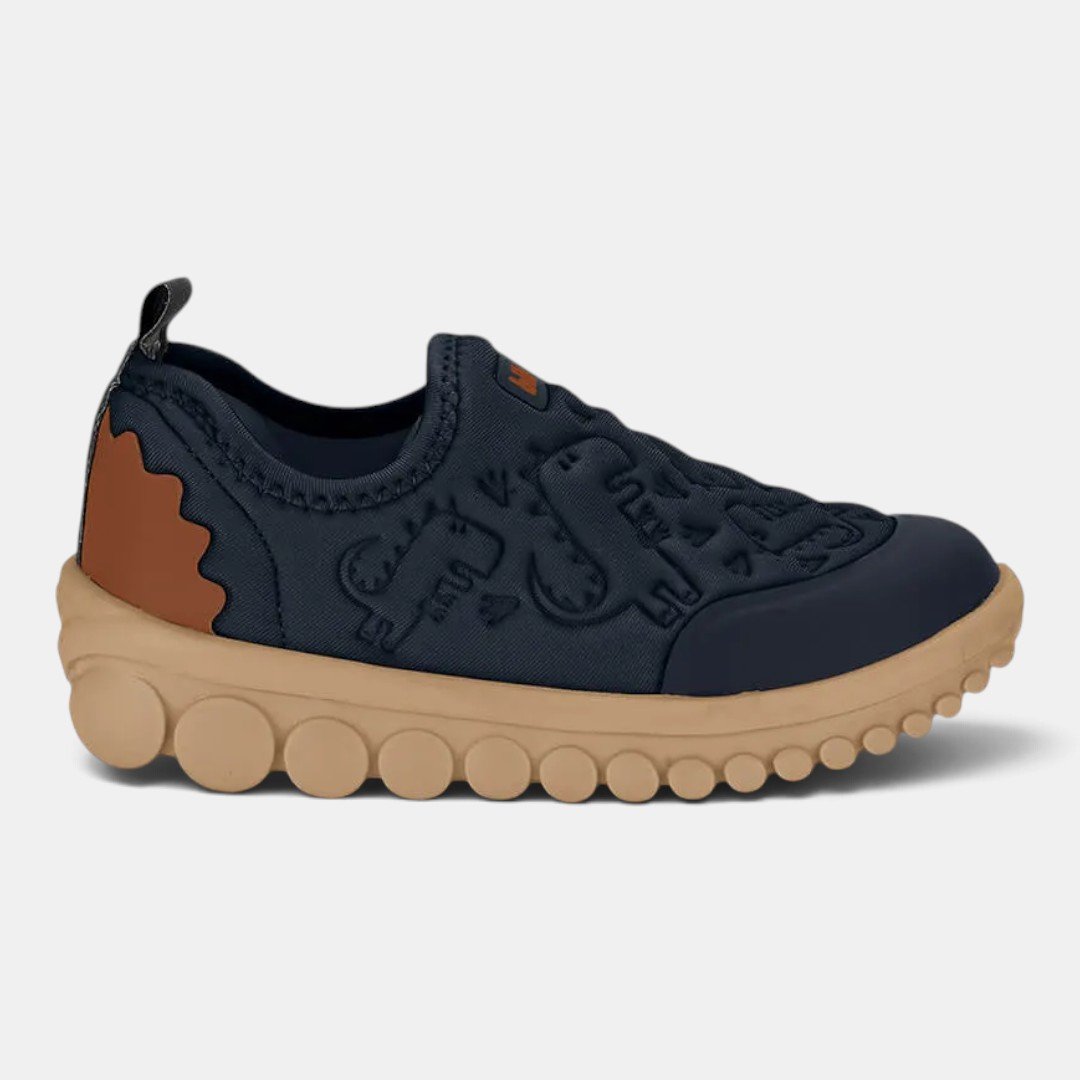 Tênis Infantil Bibi Roller 2.0 Azul de Dinossauro