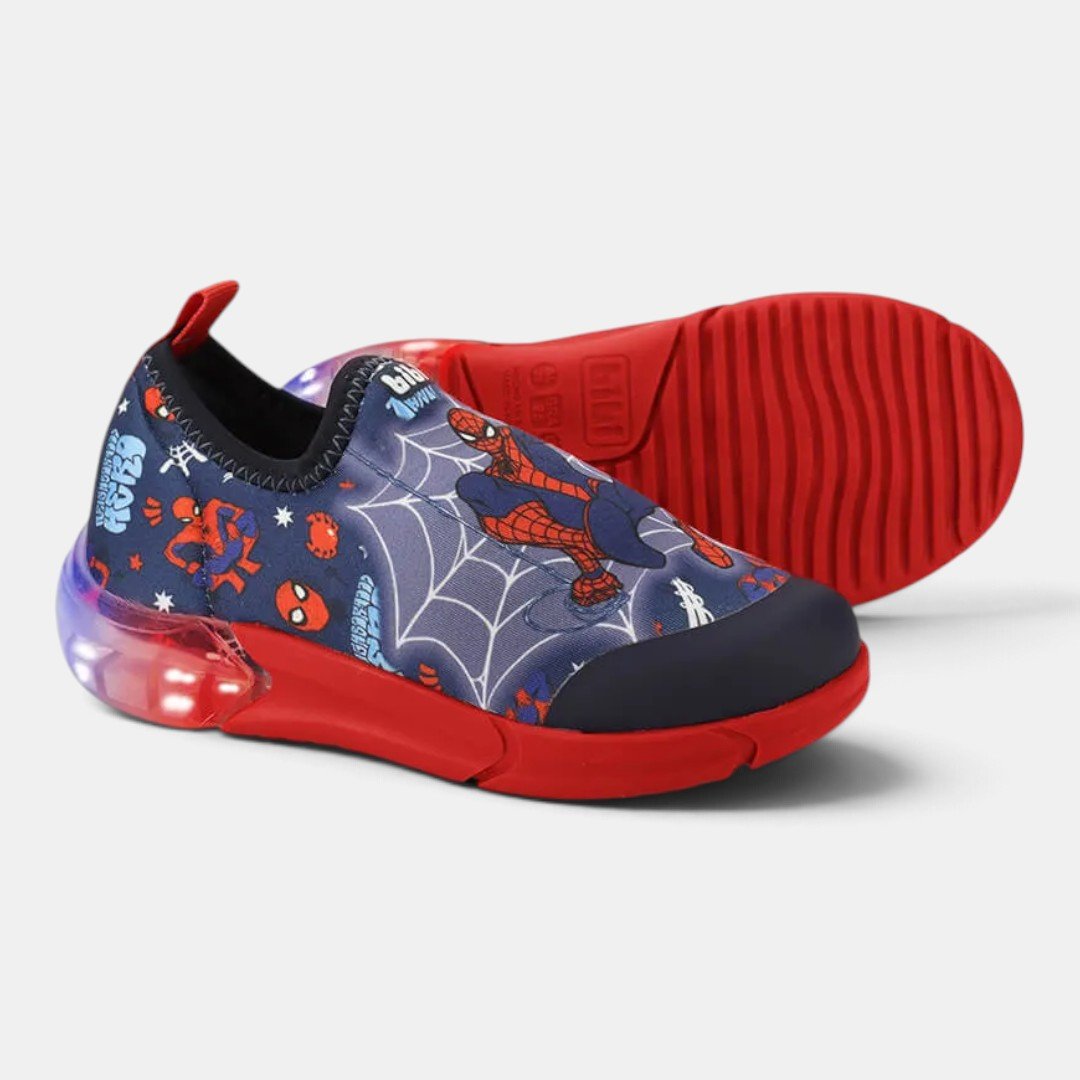 Tênis Infantil Bibi Space Do Homem-Aranha Azul 4