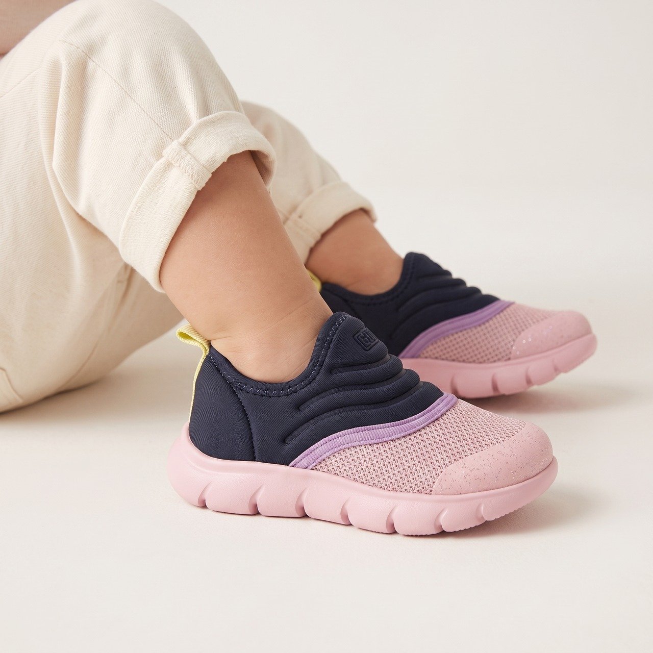 Tênis Infantil Bibi Energy Baby 2.0 Azul Com Rosa Azul 2