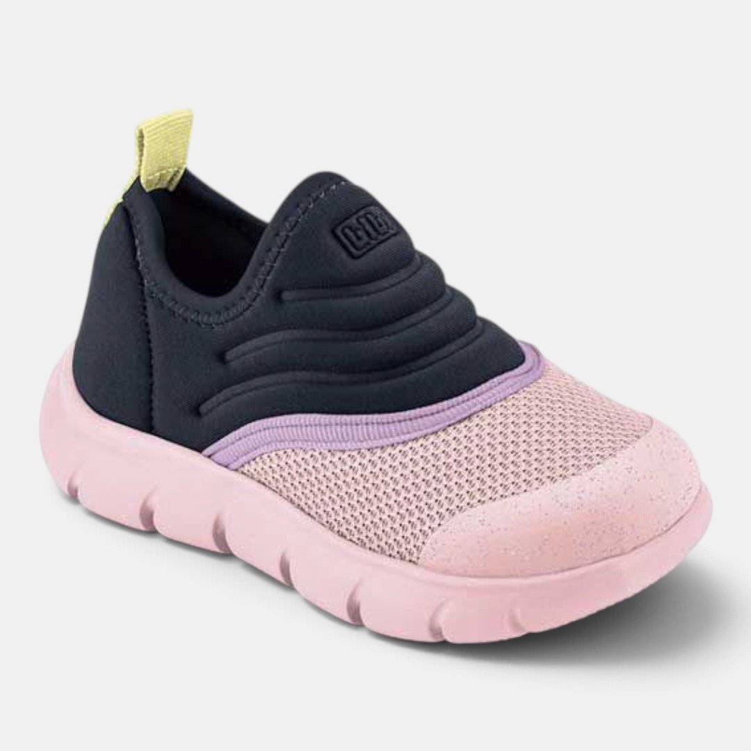 Tênis Infantil Bibi Energy Baby 2.0 Azul Com Rosa Azul 4