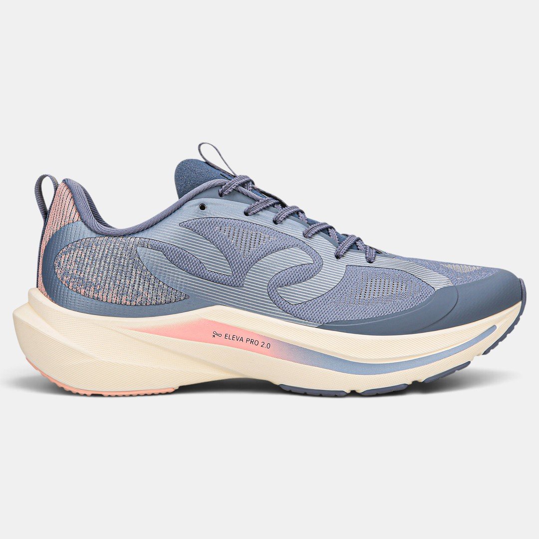 Tênis Olympikus Corre Vento 3 Azul Claro com Rosa