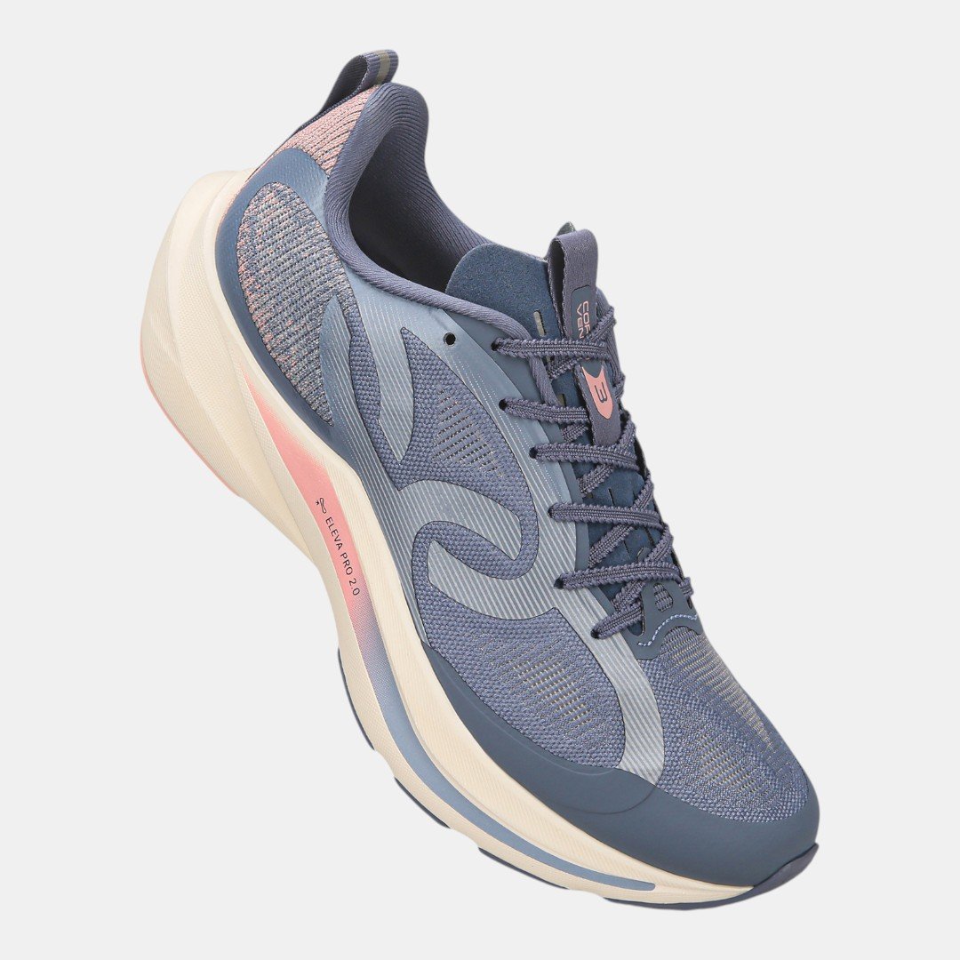Tênis Olympikus Corre Vento 3 Azul Claro com Rosa Azul 2