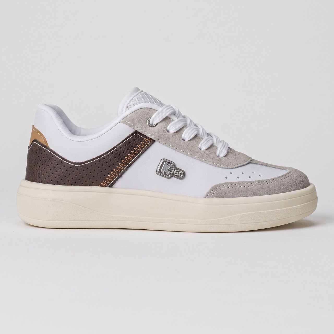 Tênis Infantil Kidy Casual K360 Ultra Leve Branco
