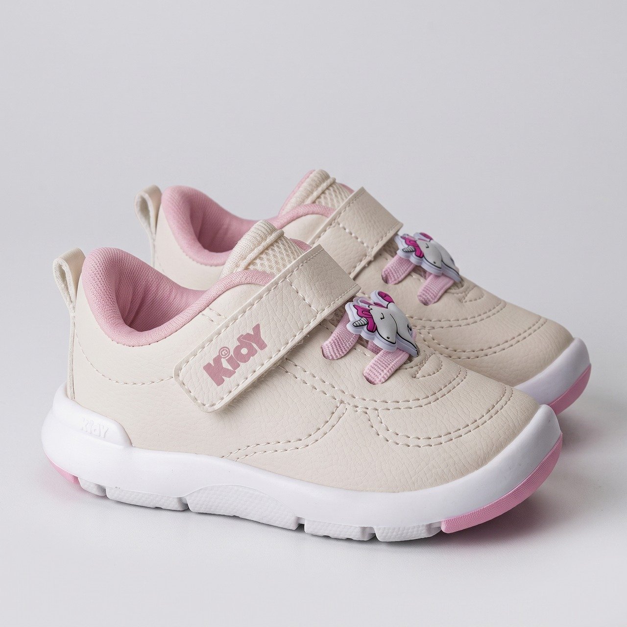 Tênis Bebê Kidy Casual Com Aplique Marfim Branco 2