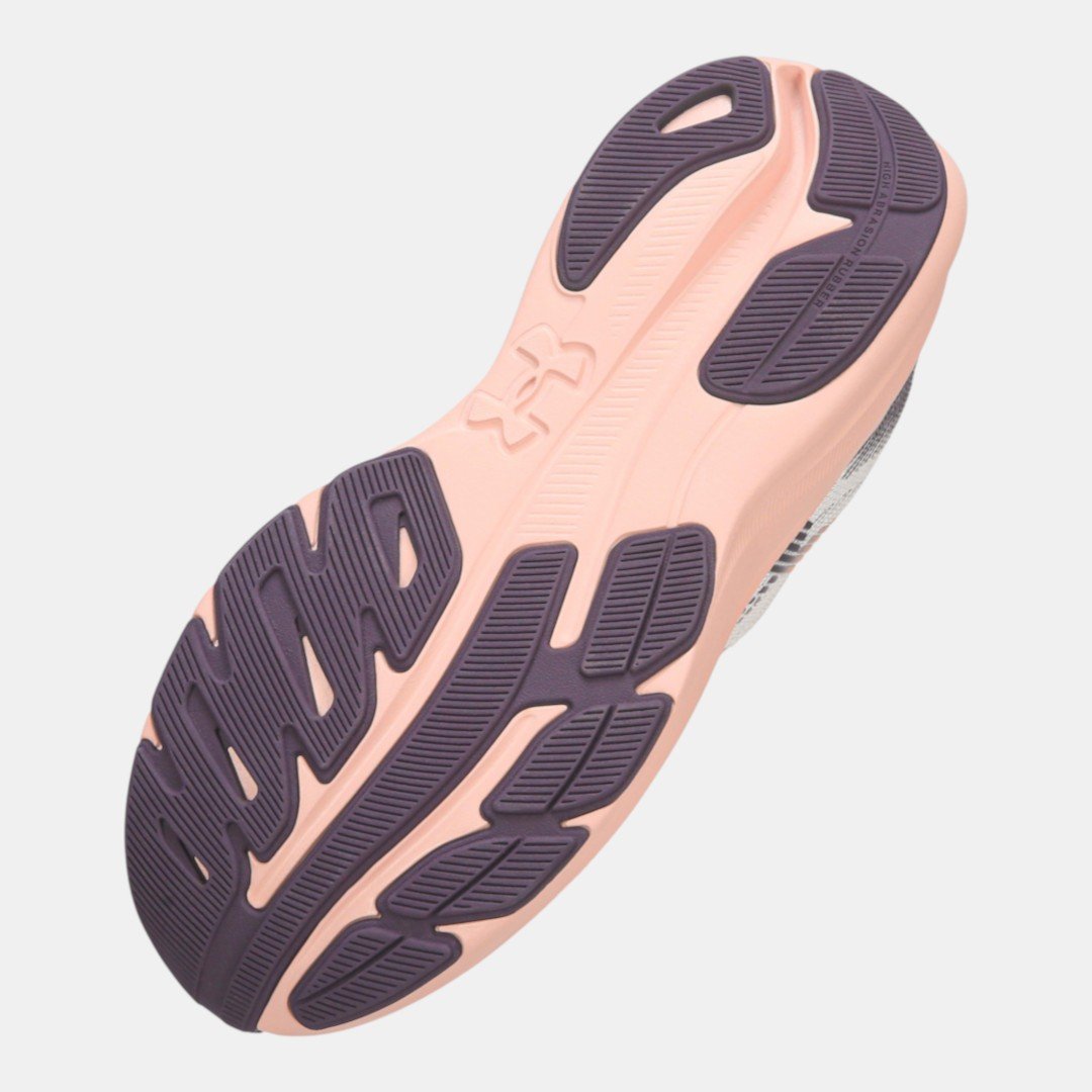 Tênis Under Armour Charged Endless Branco com Rosa Branco 4
