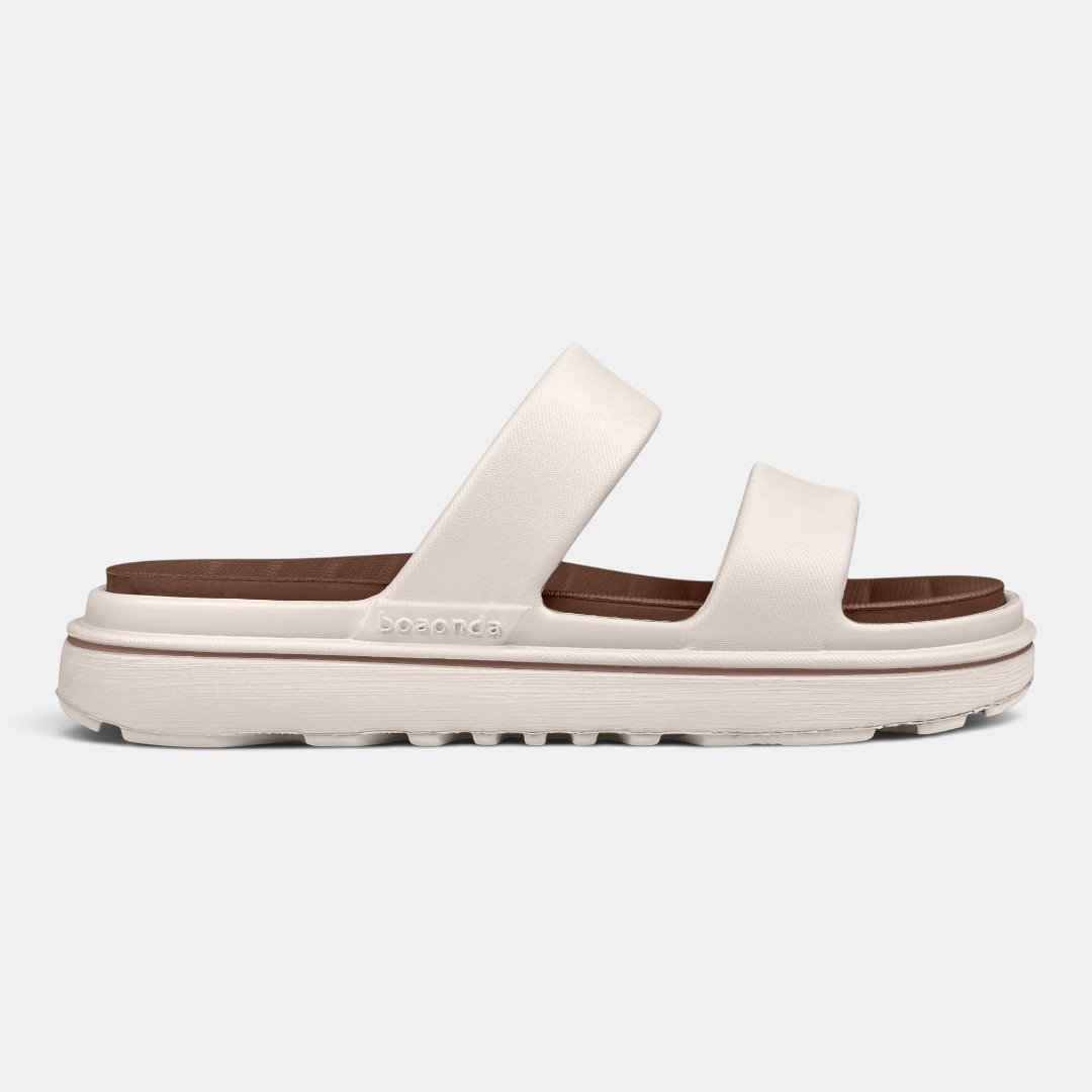 Chinelo Slide Feminino Boa Onda Ivy Off White