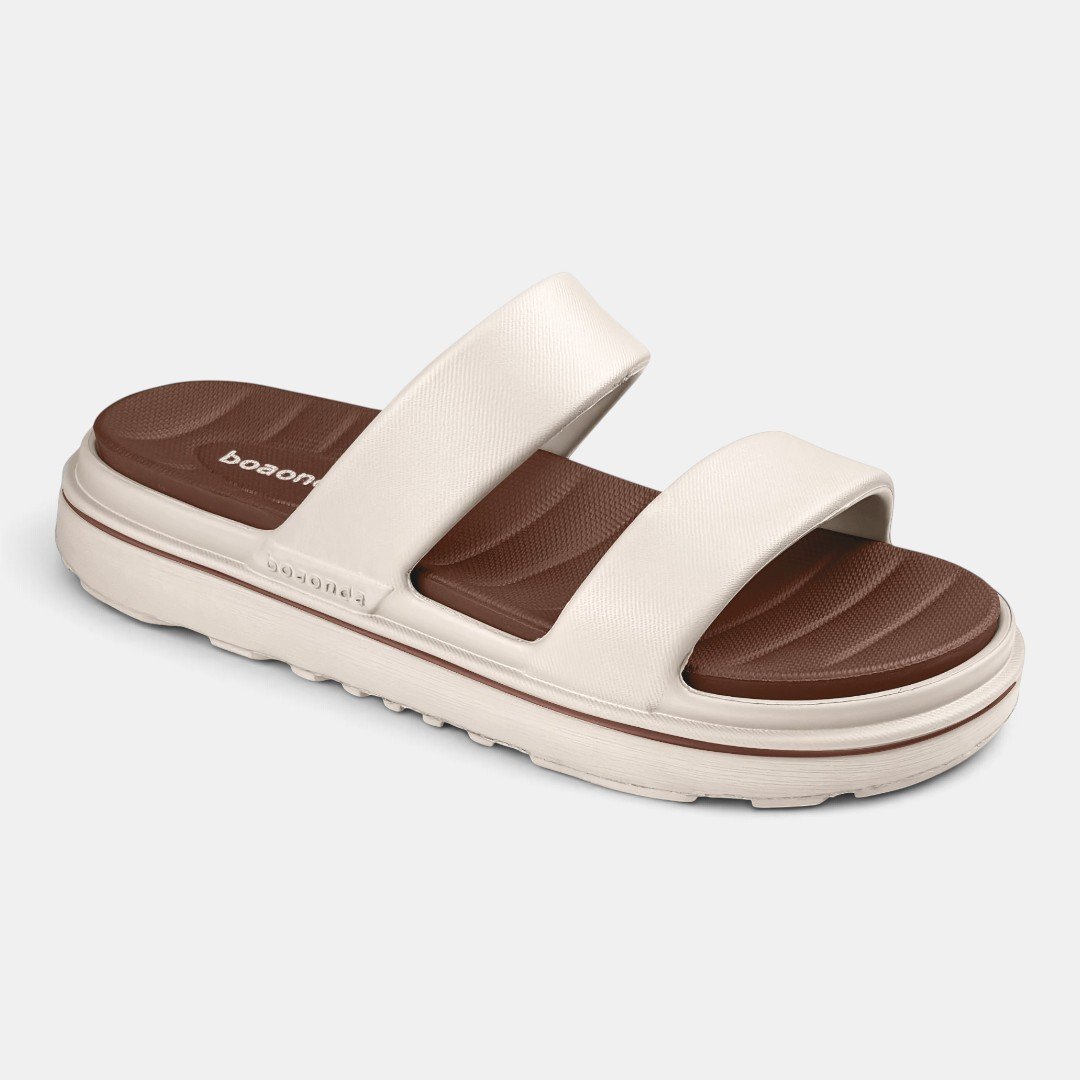 Chinelo Slide Feminino Boa Onda Ivy Off White Branco 3