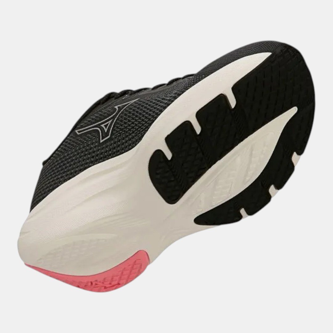 Tênis De Corrida Mizuno Virtue 2 Feminino Preto com Rosa Preto 7