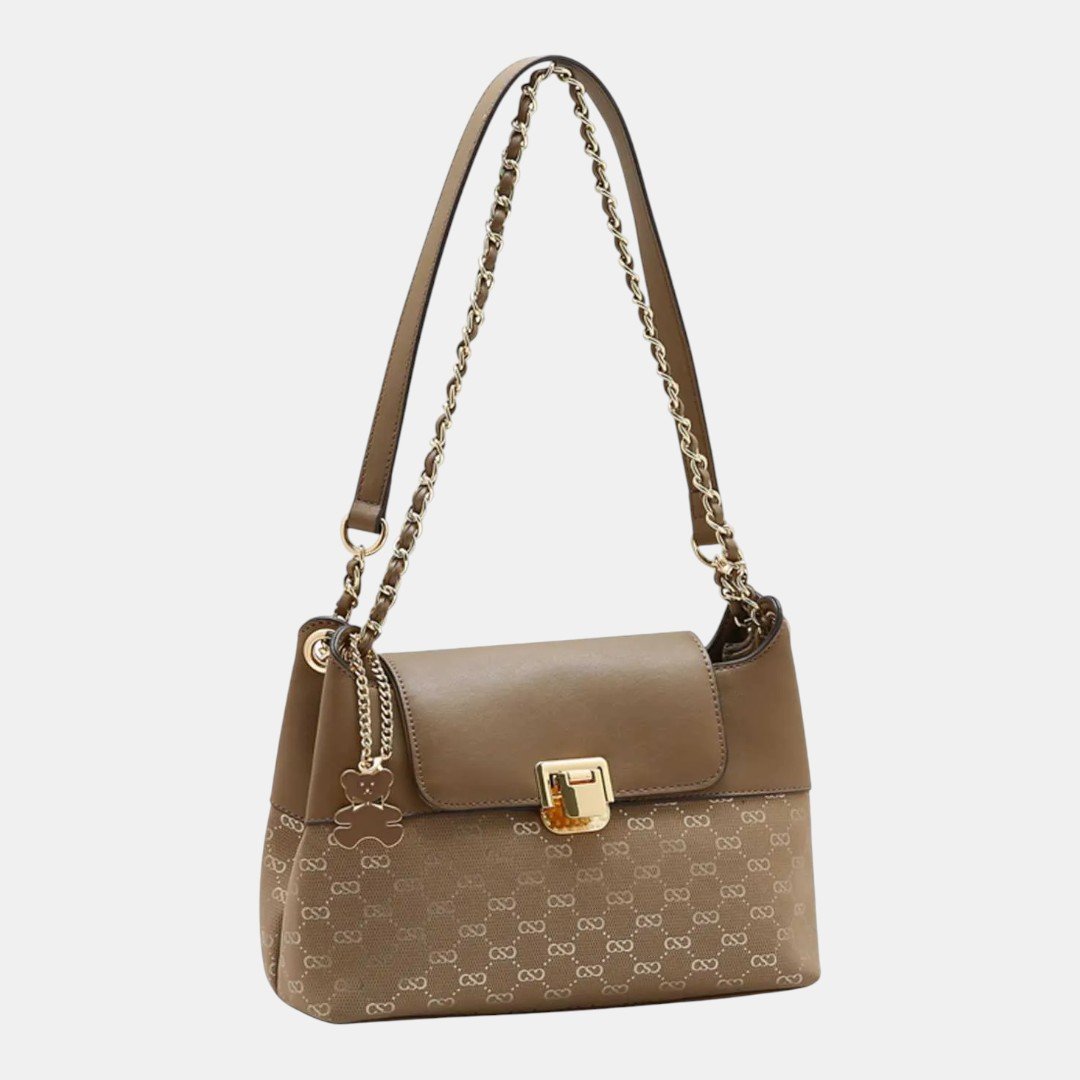 Bolsa Feminina Chenson Shine Monograma Natural