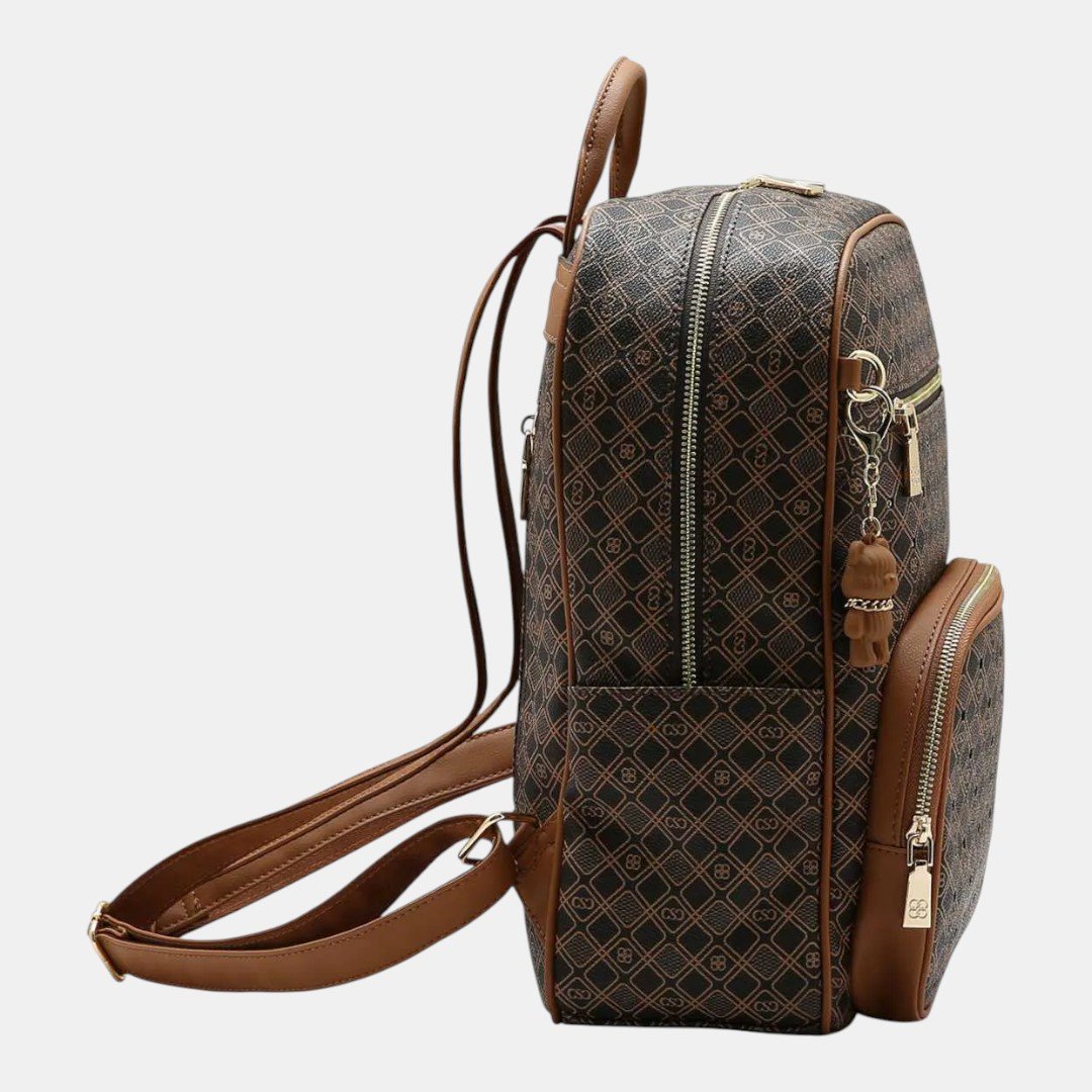 Mochila Feminina Chenson New Cristal Café Marrom 3