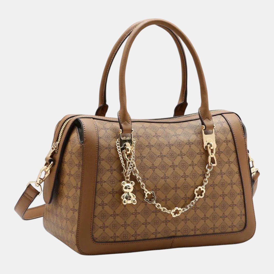 Bolsa Feminina Chenson Mão Fashion Monograma Marrom