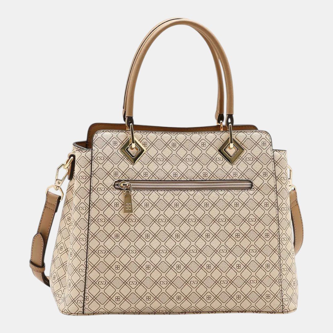 Bolsa Feminina Chenson Mão New Cristal Nude Bege 2