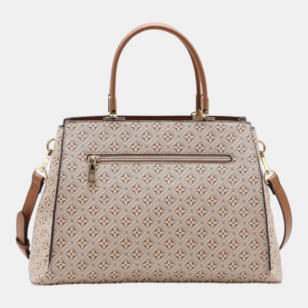 Bolsa Feminina Chenson Mão Monograma Cristal Natural Bege 2