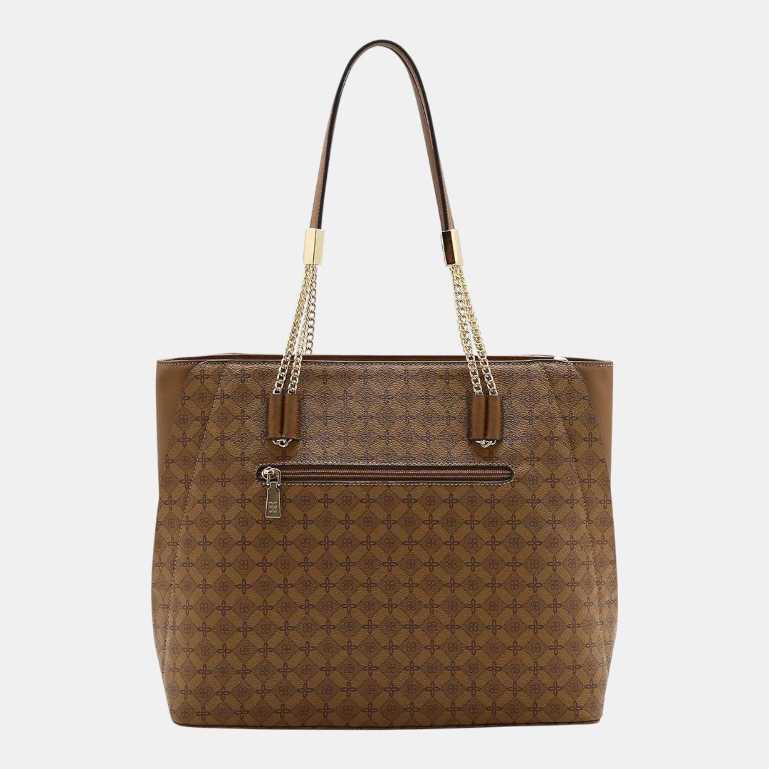 Bolsa Feminina Chenson Ombro Fashion Monograma Marrom Marrom 2