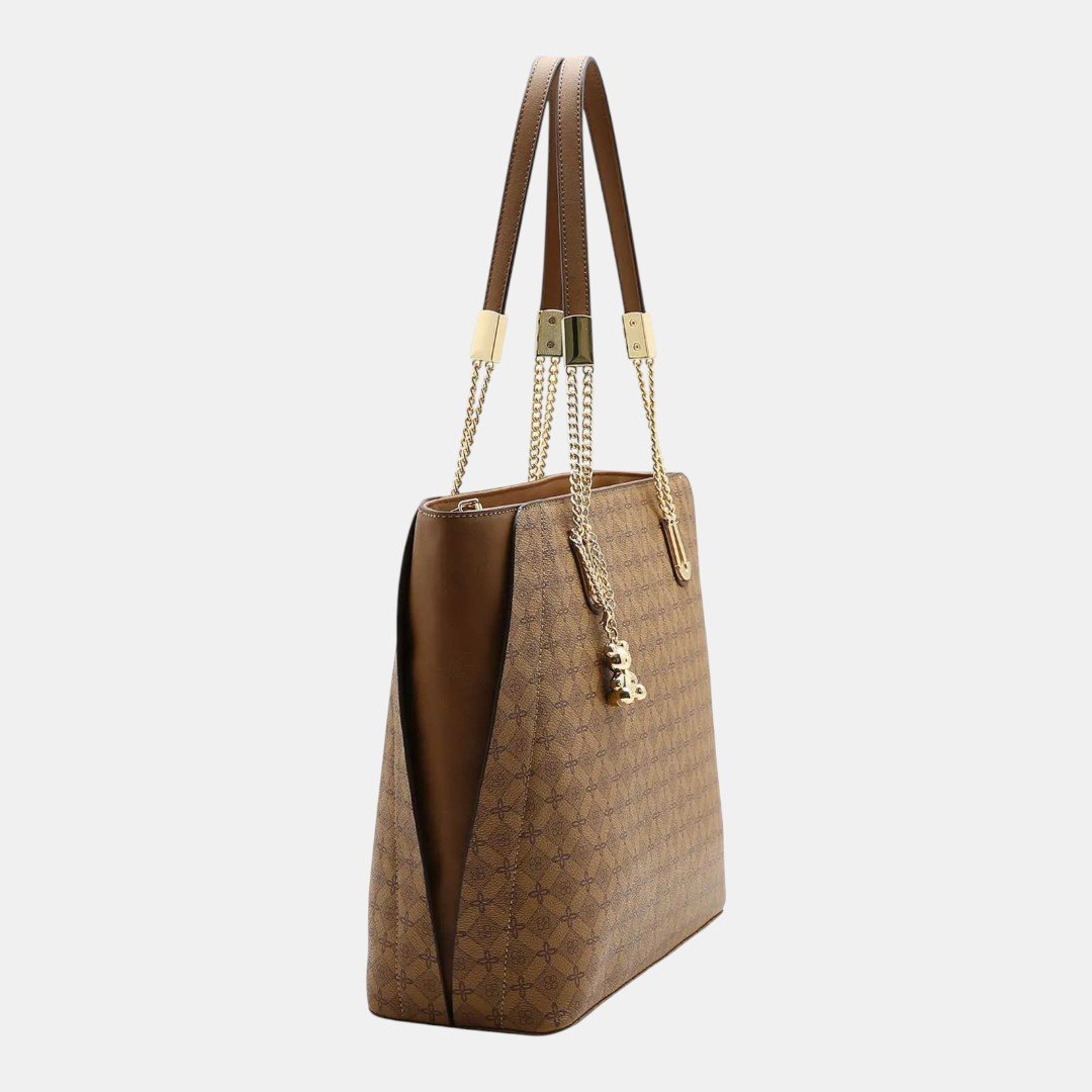 Bolsa Feminina Chenson Ombro Fashion Monograma Marrom Marrom 3