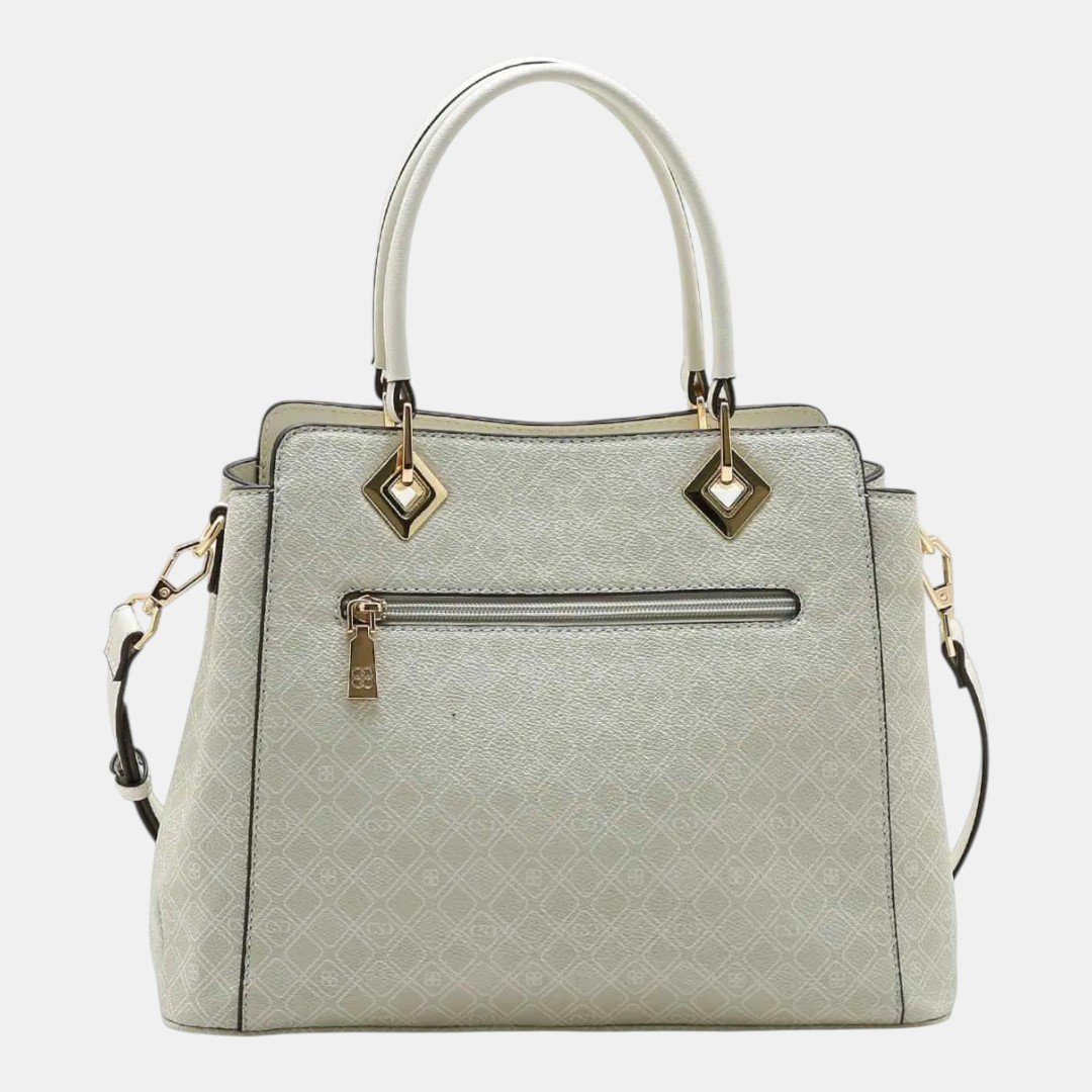 Bolsa Feminina Chenson Mão New Cristal Off White Branco 2