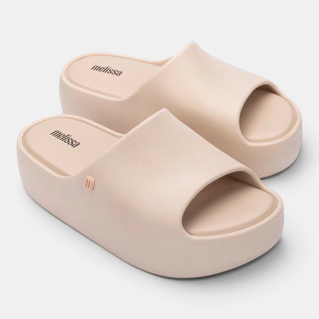 Tamanco Melissa Free Platform Slide Bege Bege 5