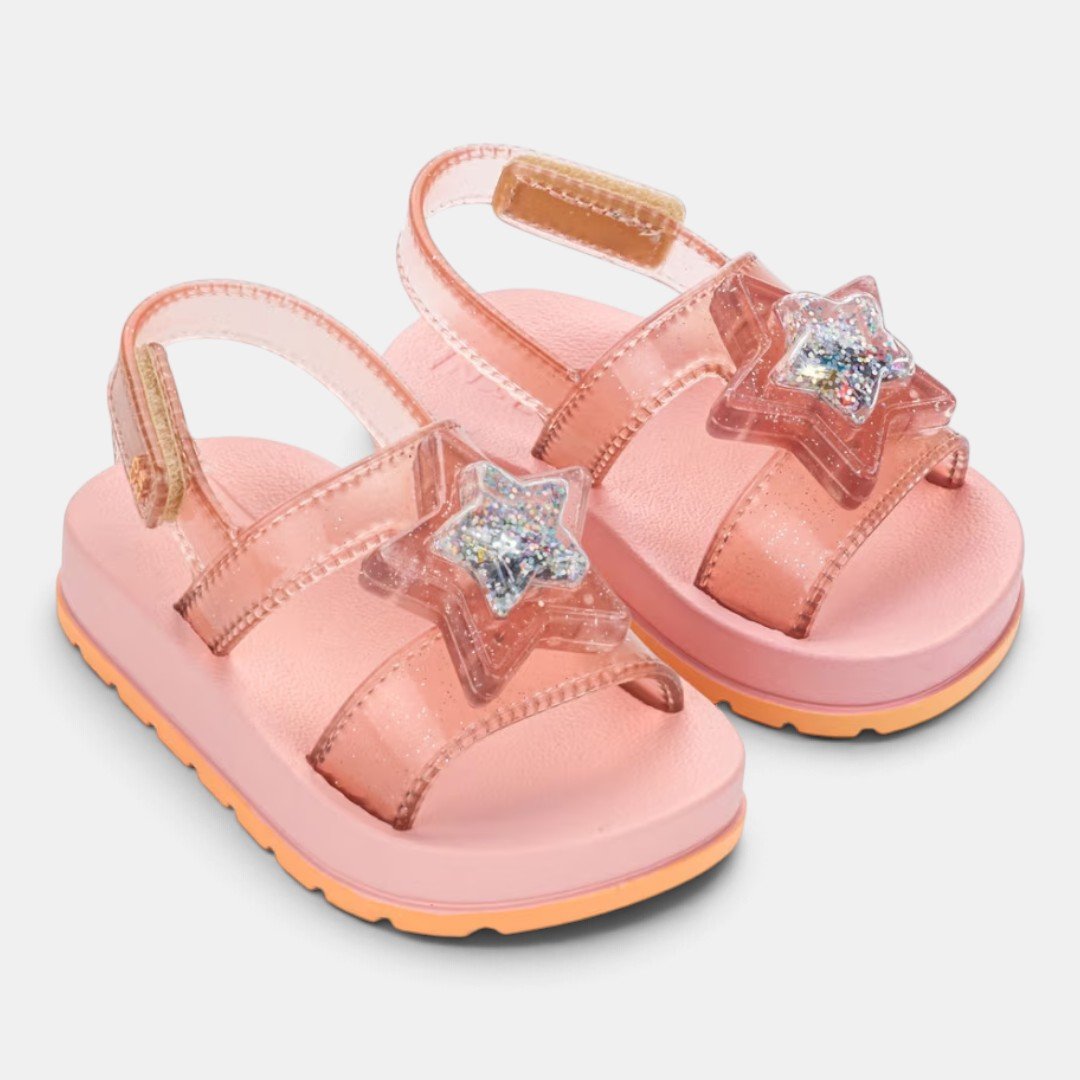 Sandália Baby Zaxy Nina Glimmer Rosa Iogurte Glitter Rosa iogurte Glitter 2