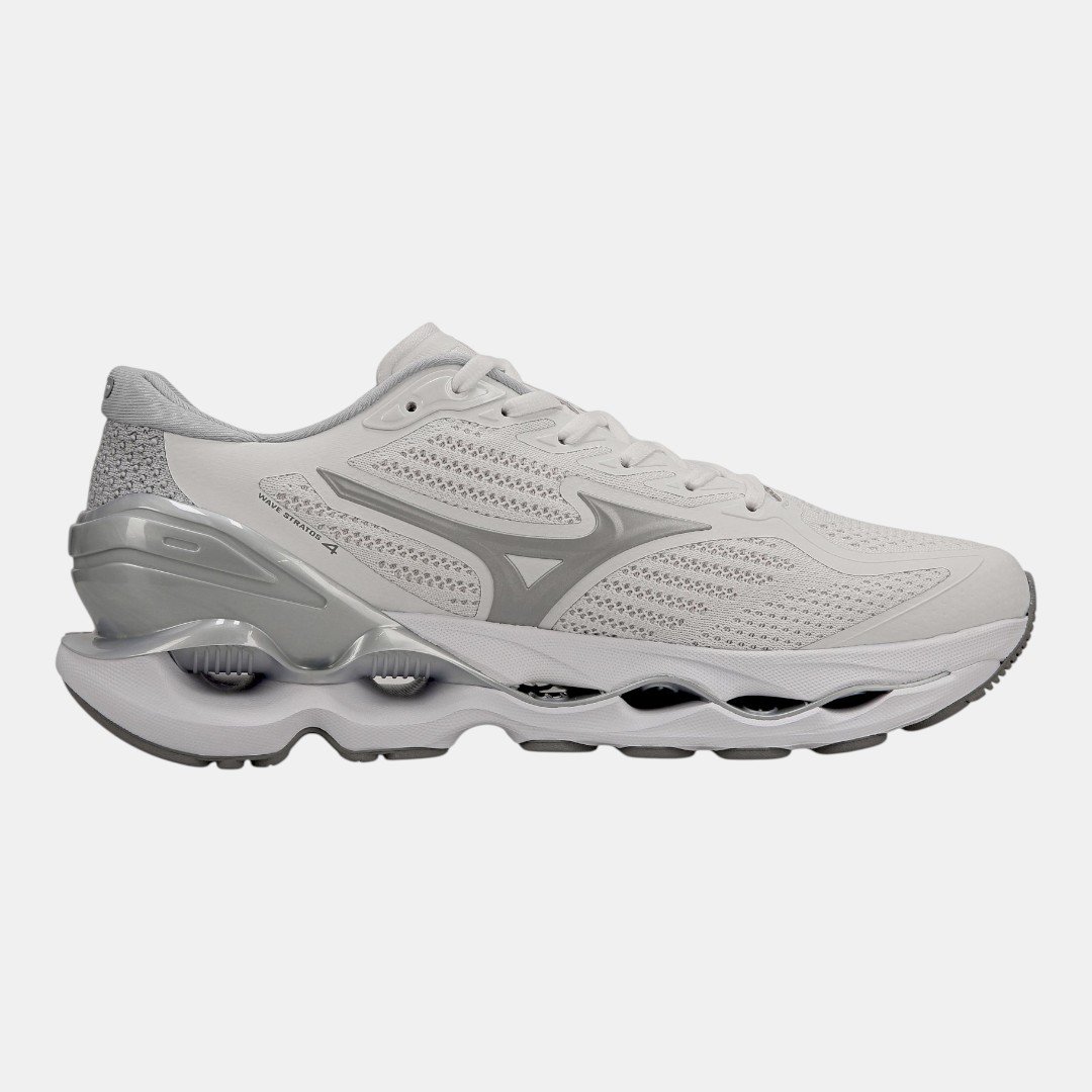 Tênis Mizuno Wave Stratos 4 Branco Branco 4