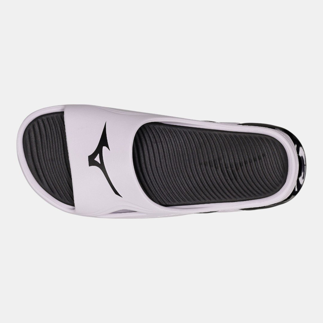 Chinelo Mizuno Slide Wave Branco com Preto Branco 5