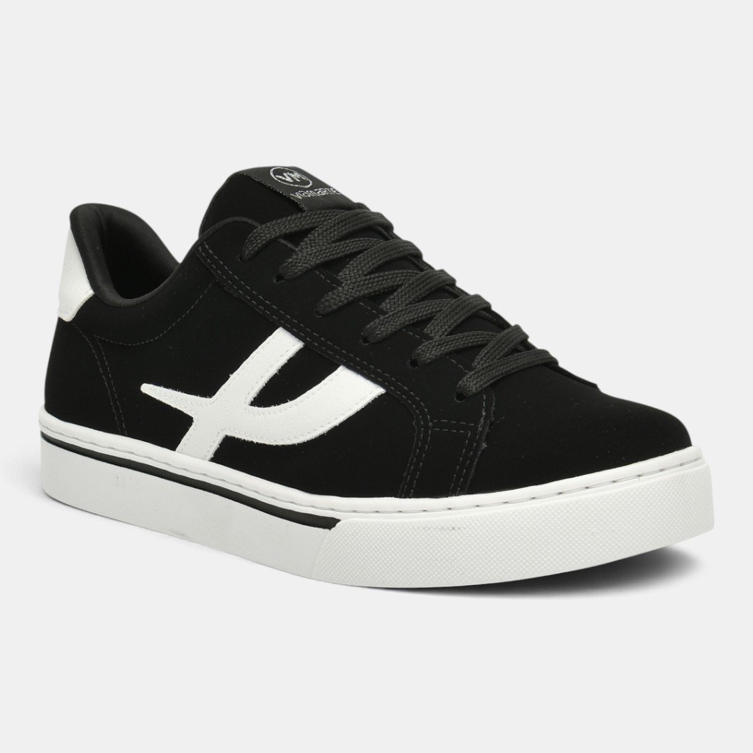 Tênis Via Marte Casual Feminino Preto Preto 2