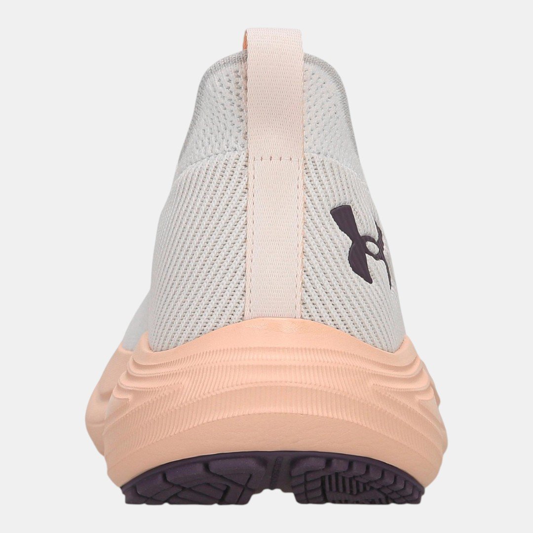Tênis Under Armour Charged Fleek Branco com Rosa Branco 5