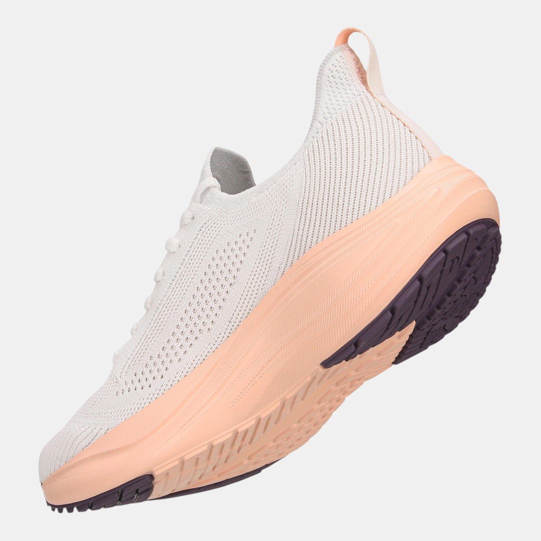 Tênis Under Armour Charged Fleek Branco com Rosa Branco 6