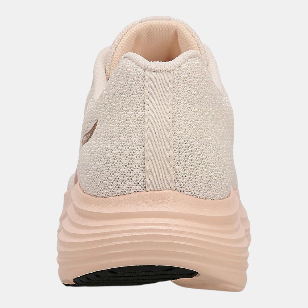 Tênis De Corrida Mizuno Connect 2 Bege com Rosa Arenito 6