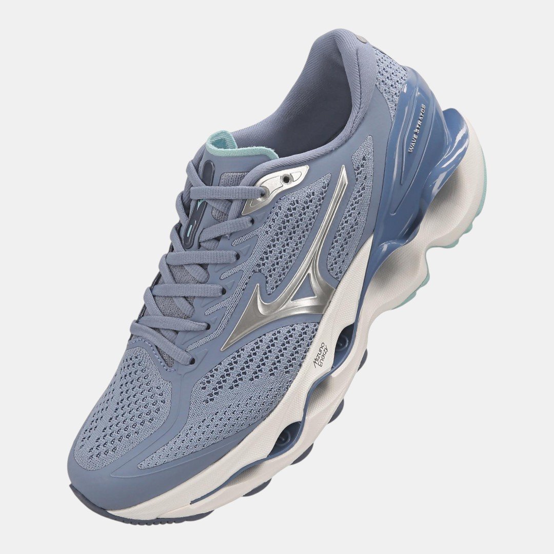 Tênis Mizuno Wave Stratos 4 Azul Azul Brisa 2
