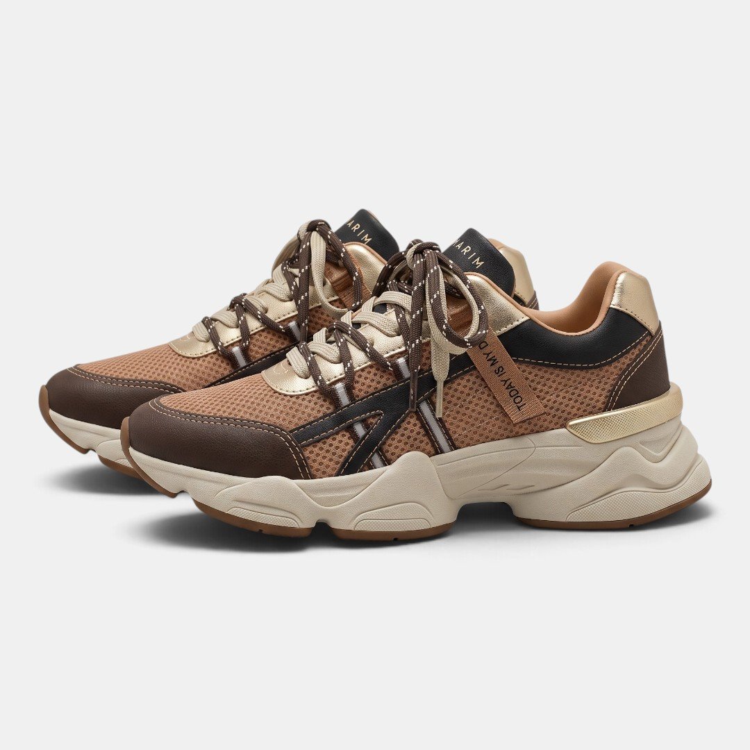Tênis Ramarim Casual Feminino Marrom Marrom 2